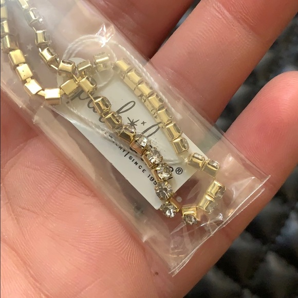 NWT Park Lane Elegant Gold Plated Single Row Crystal Rhinestone Bracelet - Picture 3 of 3